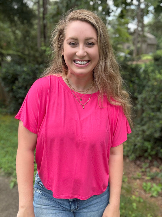 ON THE DAILY TOP - Hot Pink