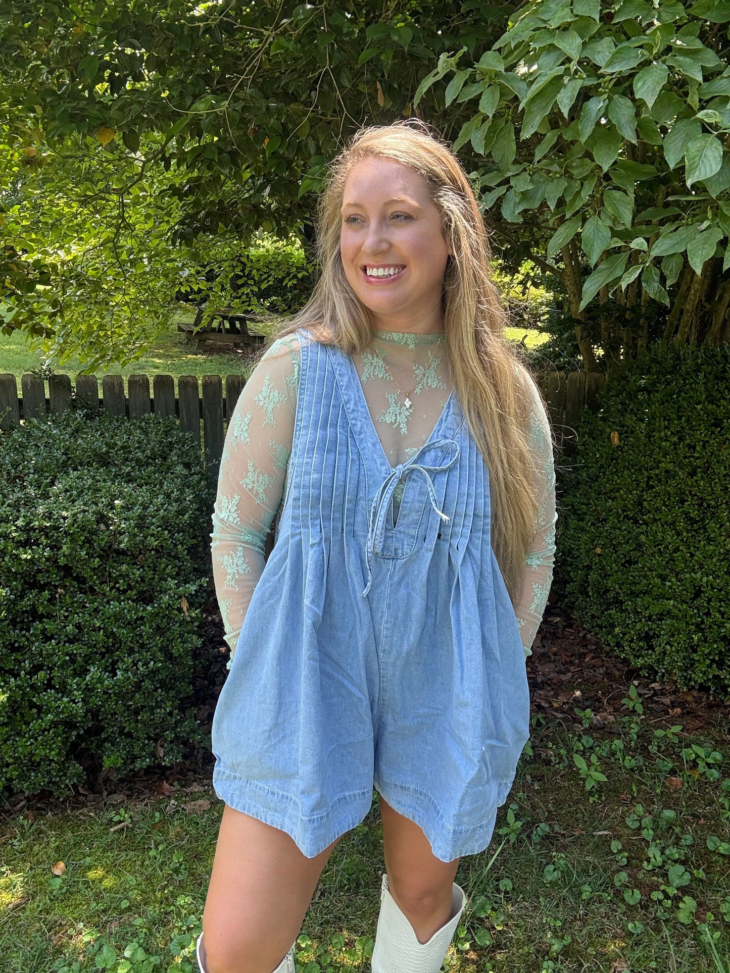 DARLING DENIM - ROMPER