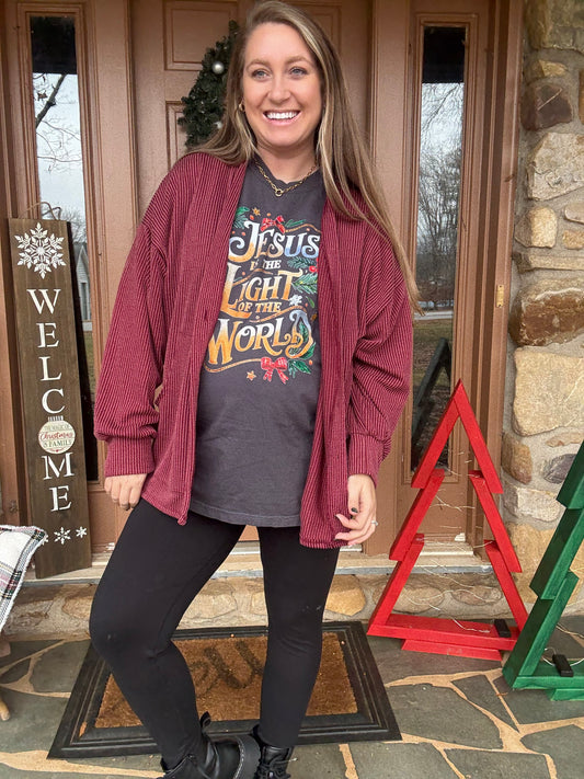 LIGHT OF THE WORLD - Christmas Tee