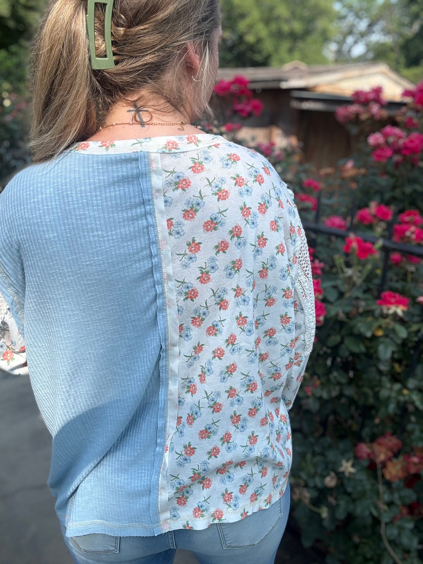 PAISLEY FLORAL TOP