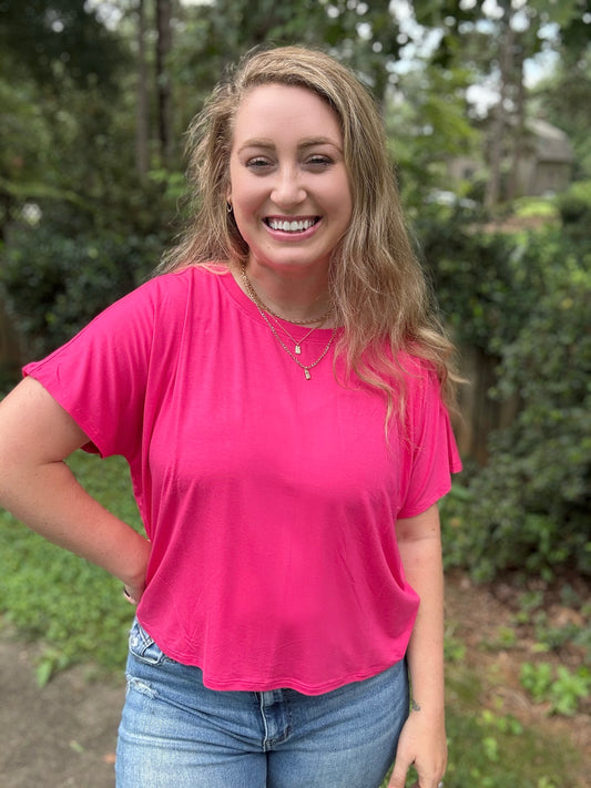 ON THE DAILY TOP - Hot Pink