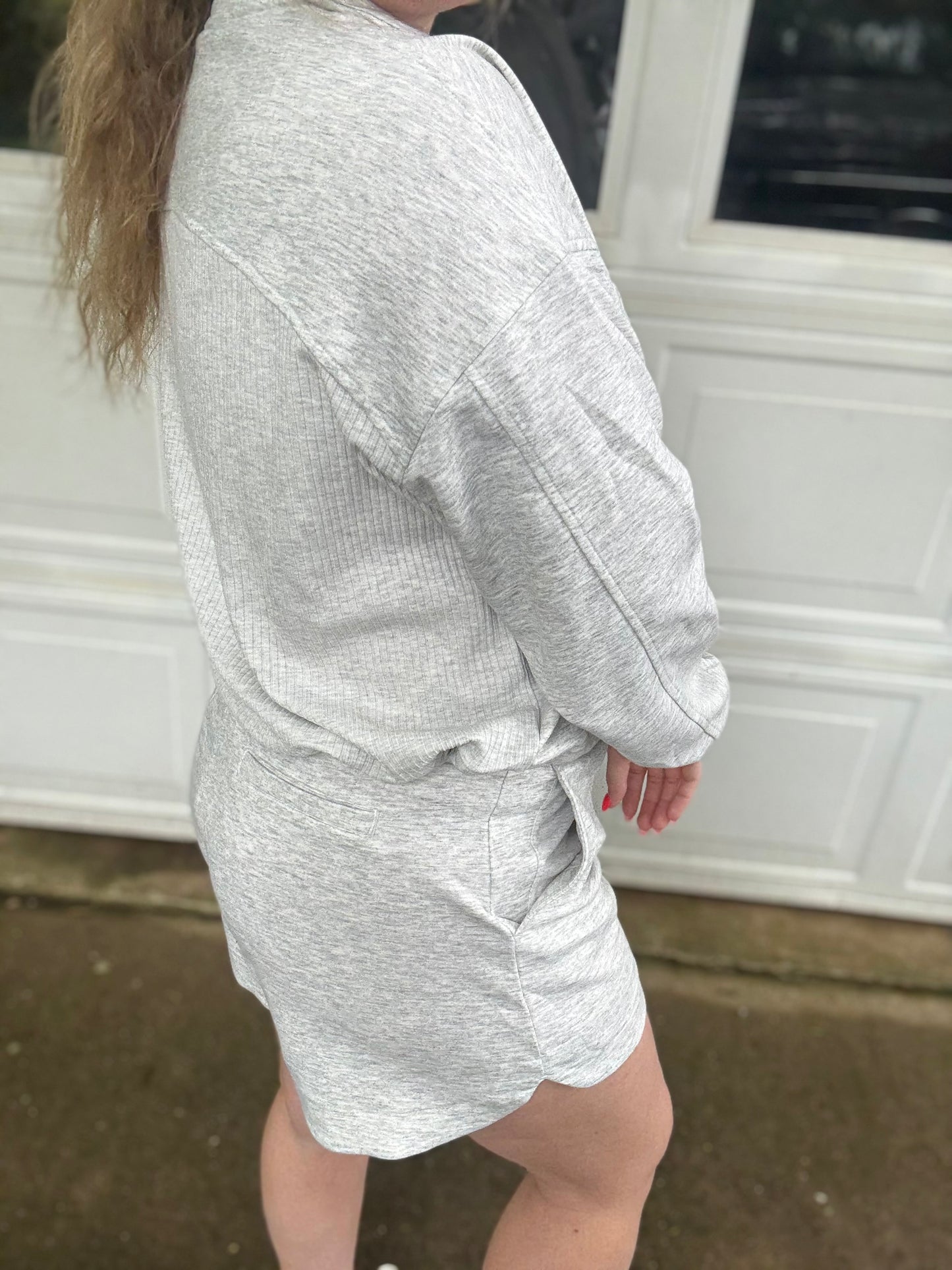 MORNING OUT SET - Grey