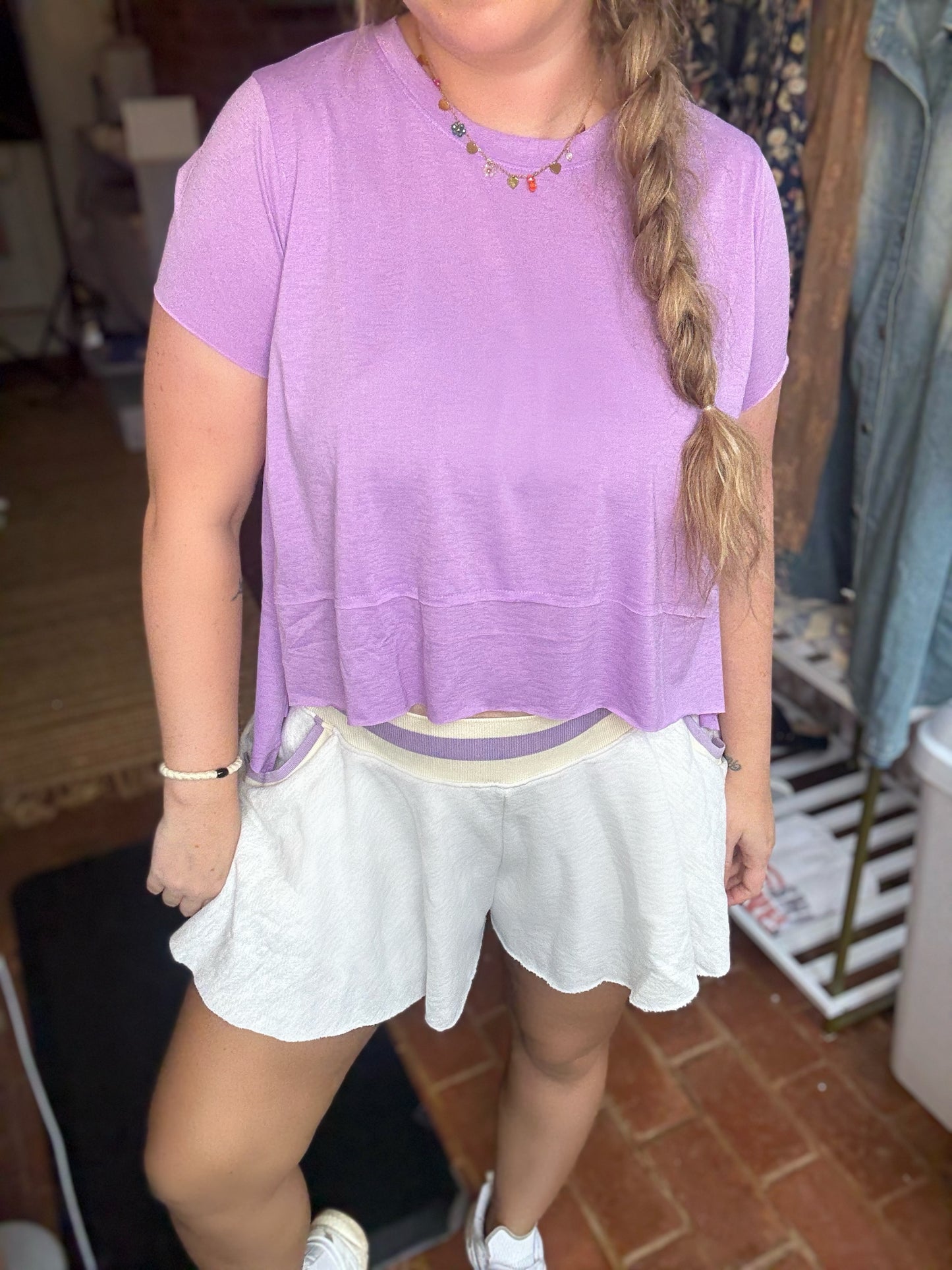 POWER PLAY TOP - LAVENDER