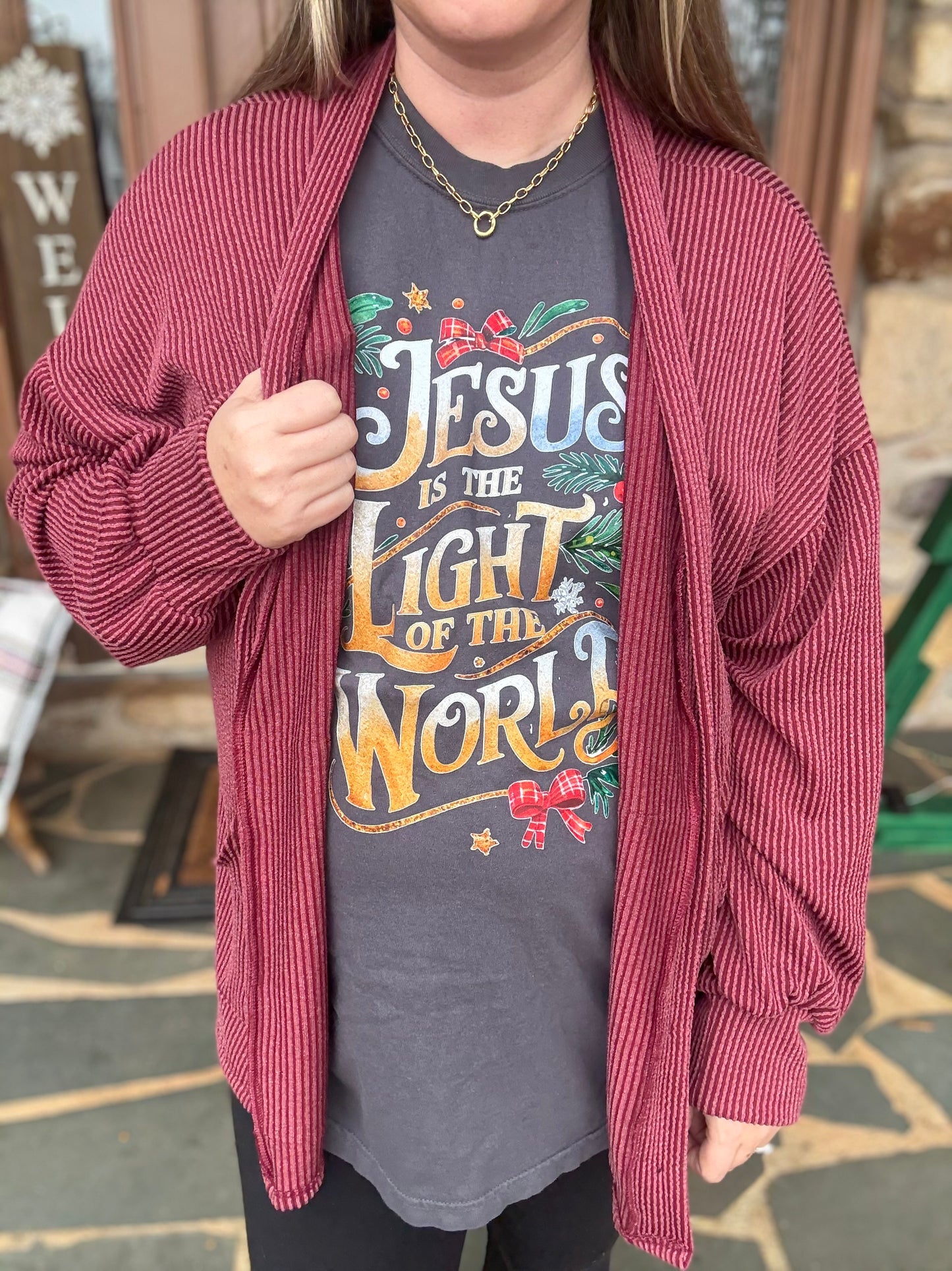 LIGHT OF THE WORLD - Christmas Tee