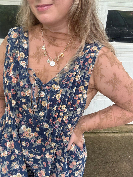 LUXE LACE MESH - Camel