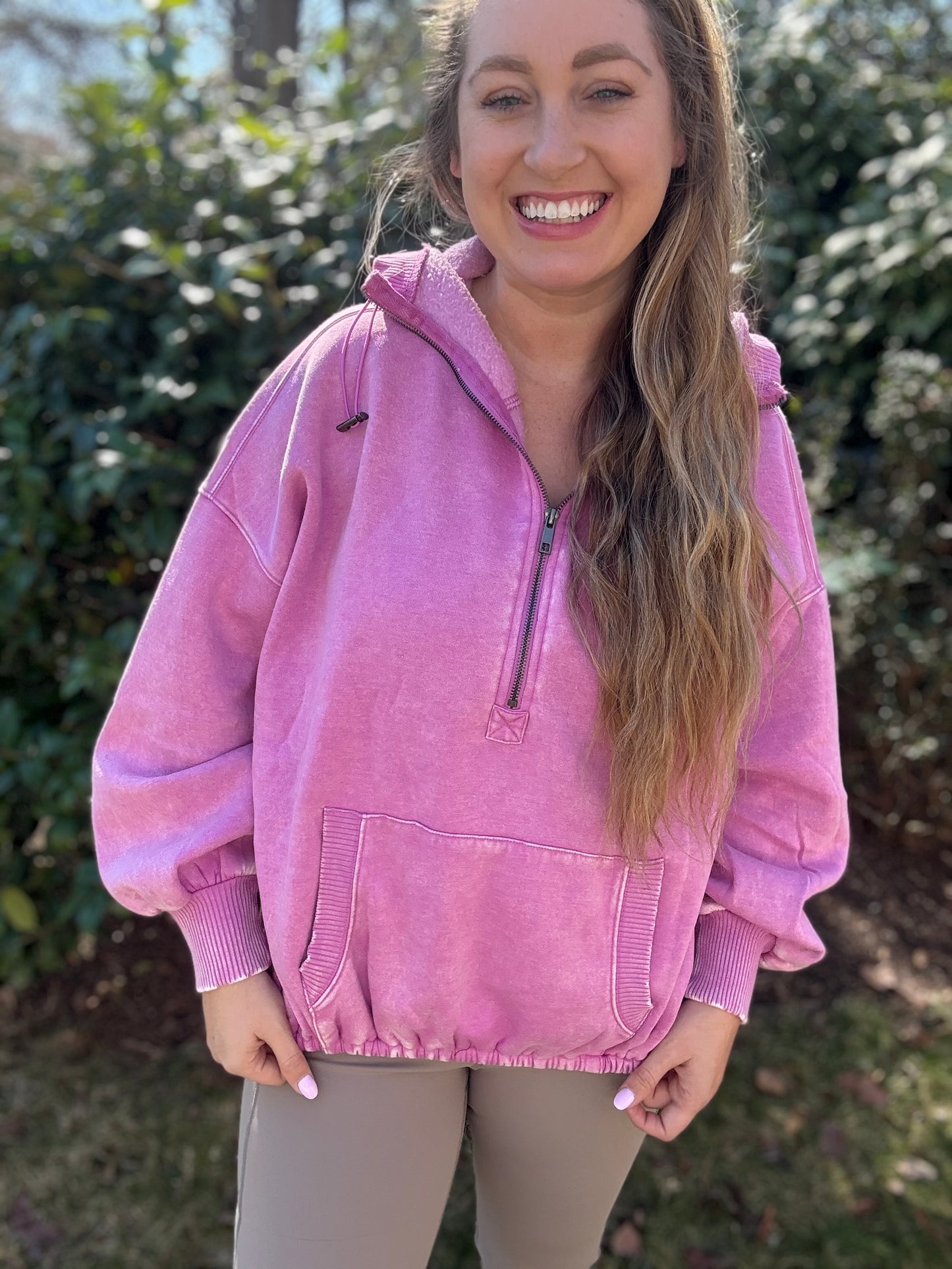 PETAL PULLOVER - LT ROSE