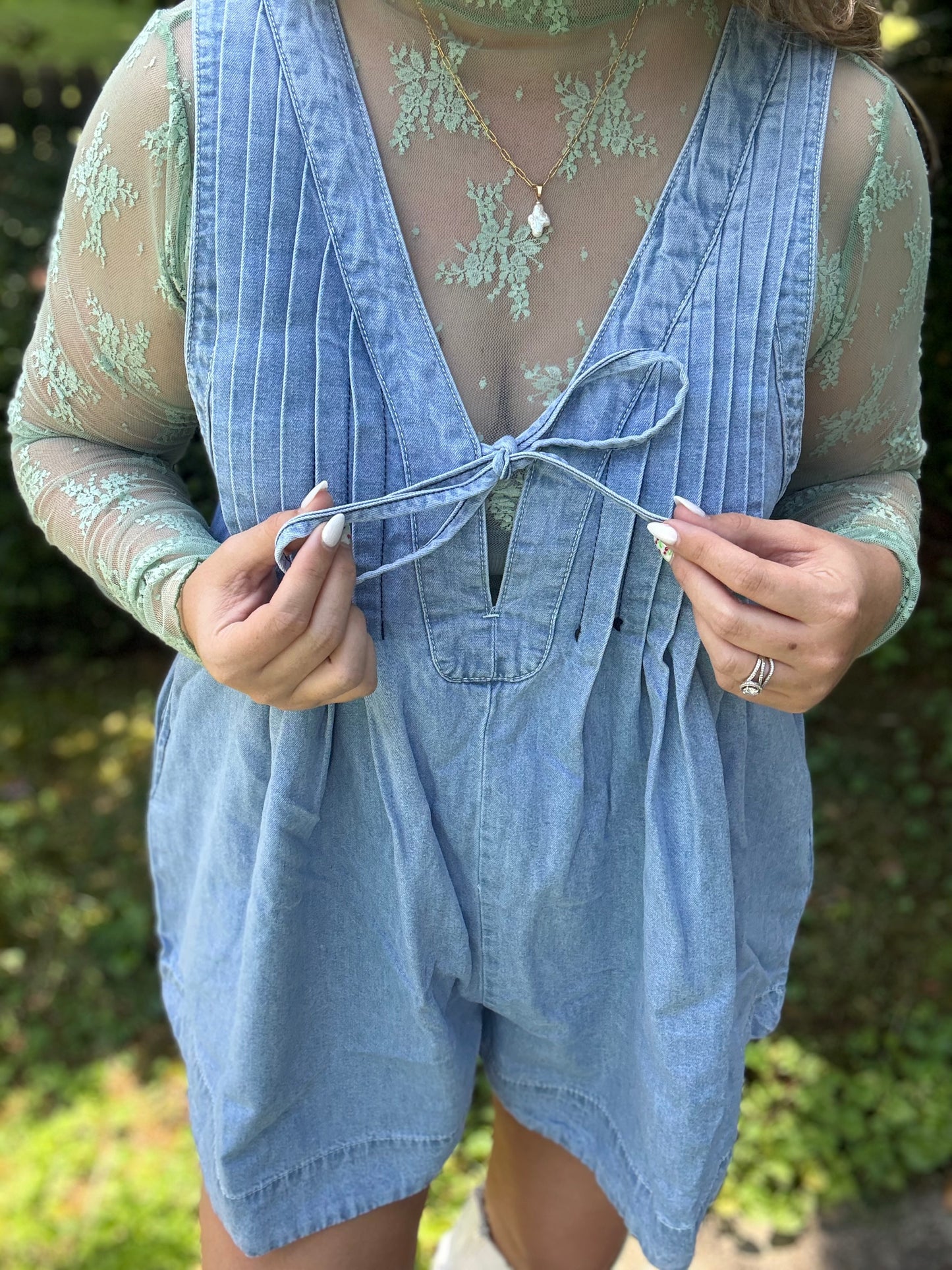 DARLING DENIM - ROMPER
