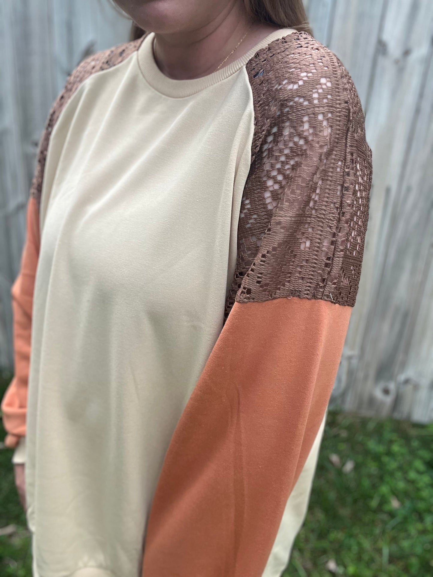 TEXTURED PATCHWORK TOP Light Shine Co.