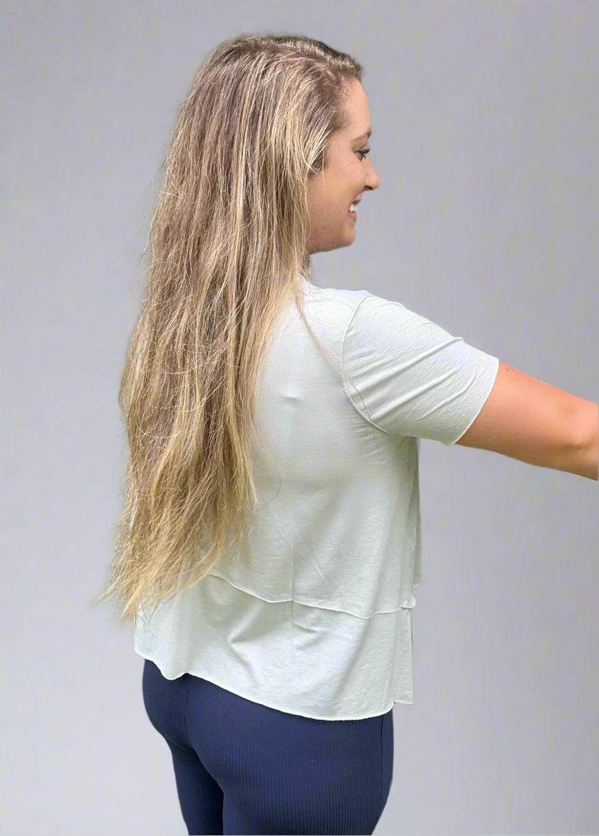 POWER PLAY TOP - GREY