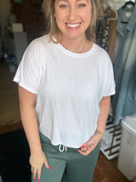 ON THE DAILY TOP - WHITE