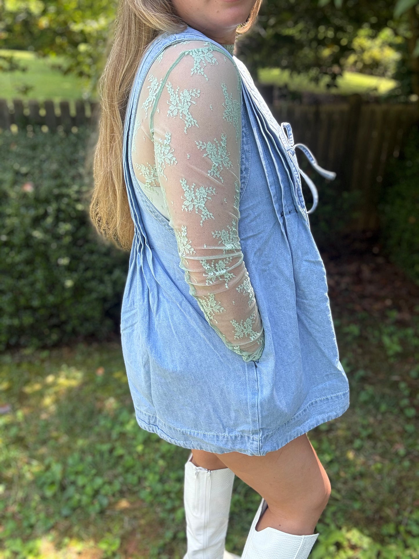 DARLING DENIM - ROMPER