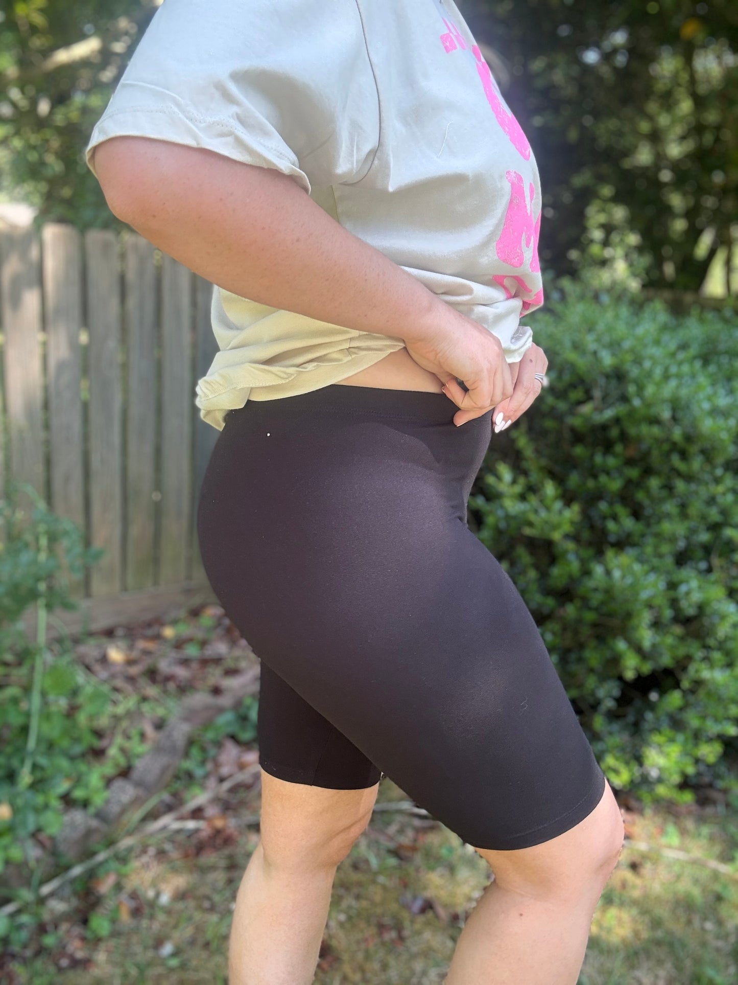 EVERYDAY ESSENTIAL - BIKER SHORTS/BLACK