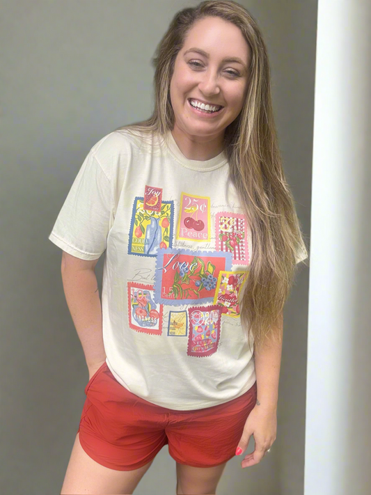 FRUITS OF THE SPIRIT - STAMP TEE