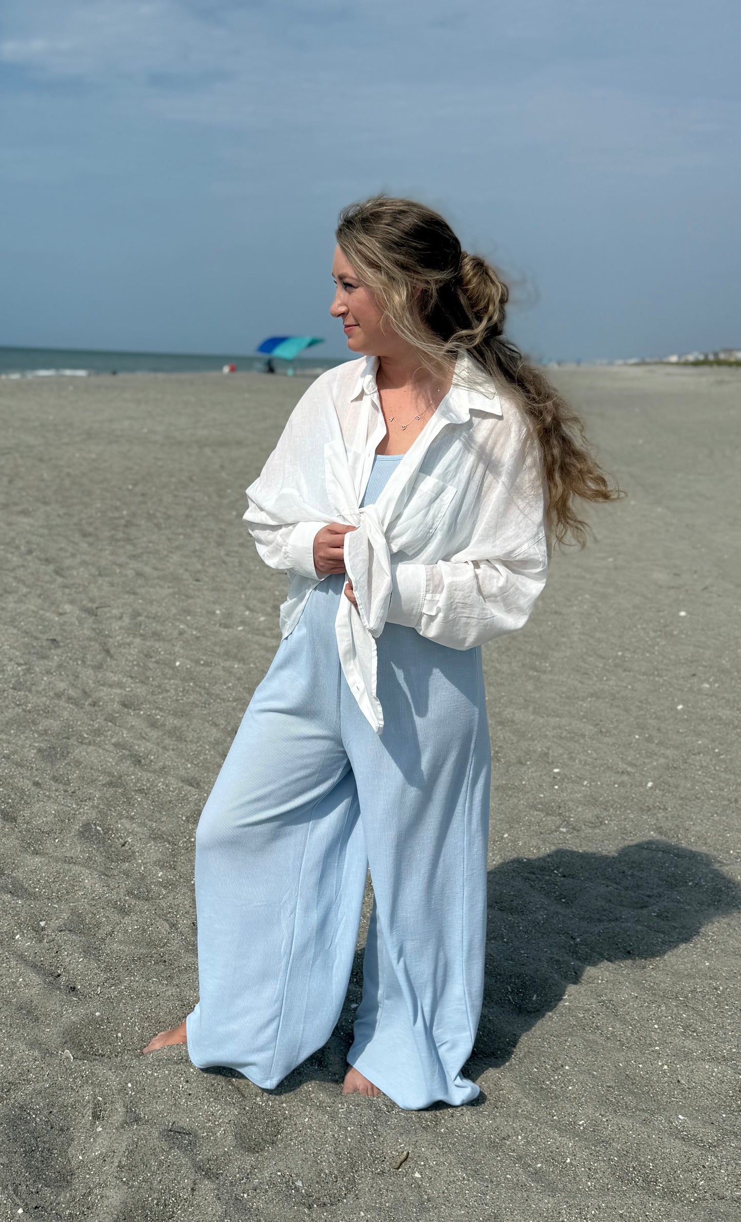 SEA SALT - BUTTON DOWN