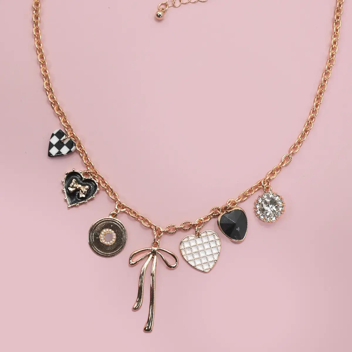 CHECKMATE CHARM - NECKLACE