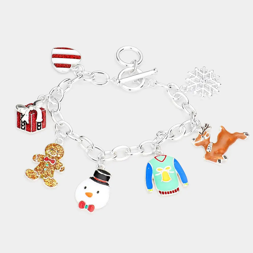 CHRISTMAS JOY CHARM BRACELET Light Shine Co.