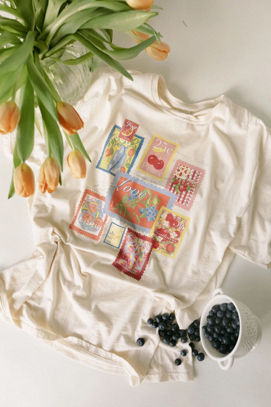 FRUITS OF THE SPIRIT - STAMP TEE