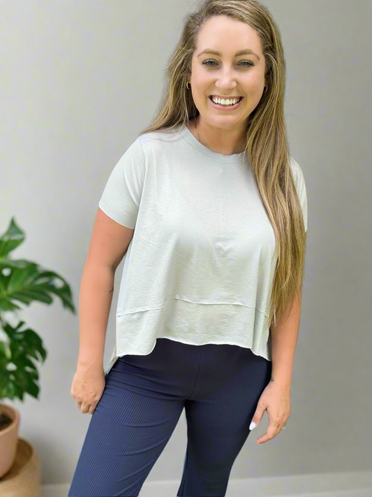 POWER PLAY TOP - GREY
