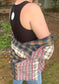 RIBBED LAYERING TANK - Black