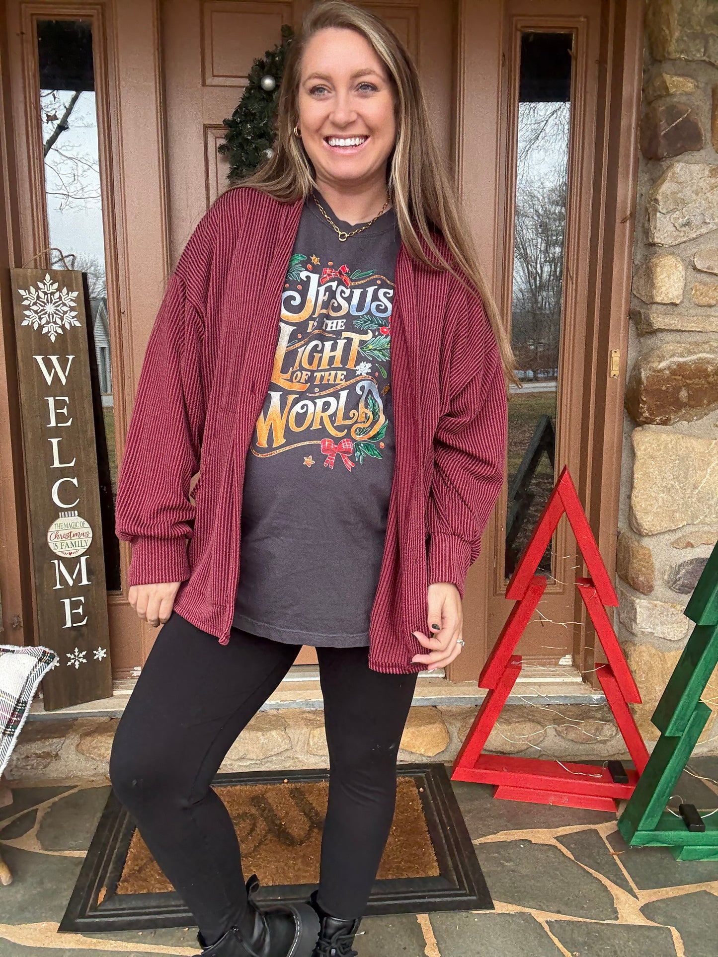 LIGHT OF THE WORLD - Christmas Tee