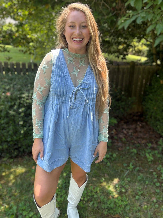 DARLING DENIM - ROMPER