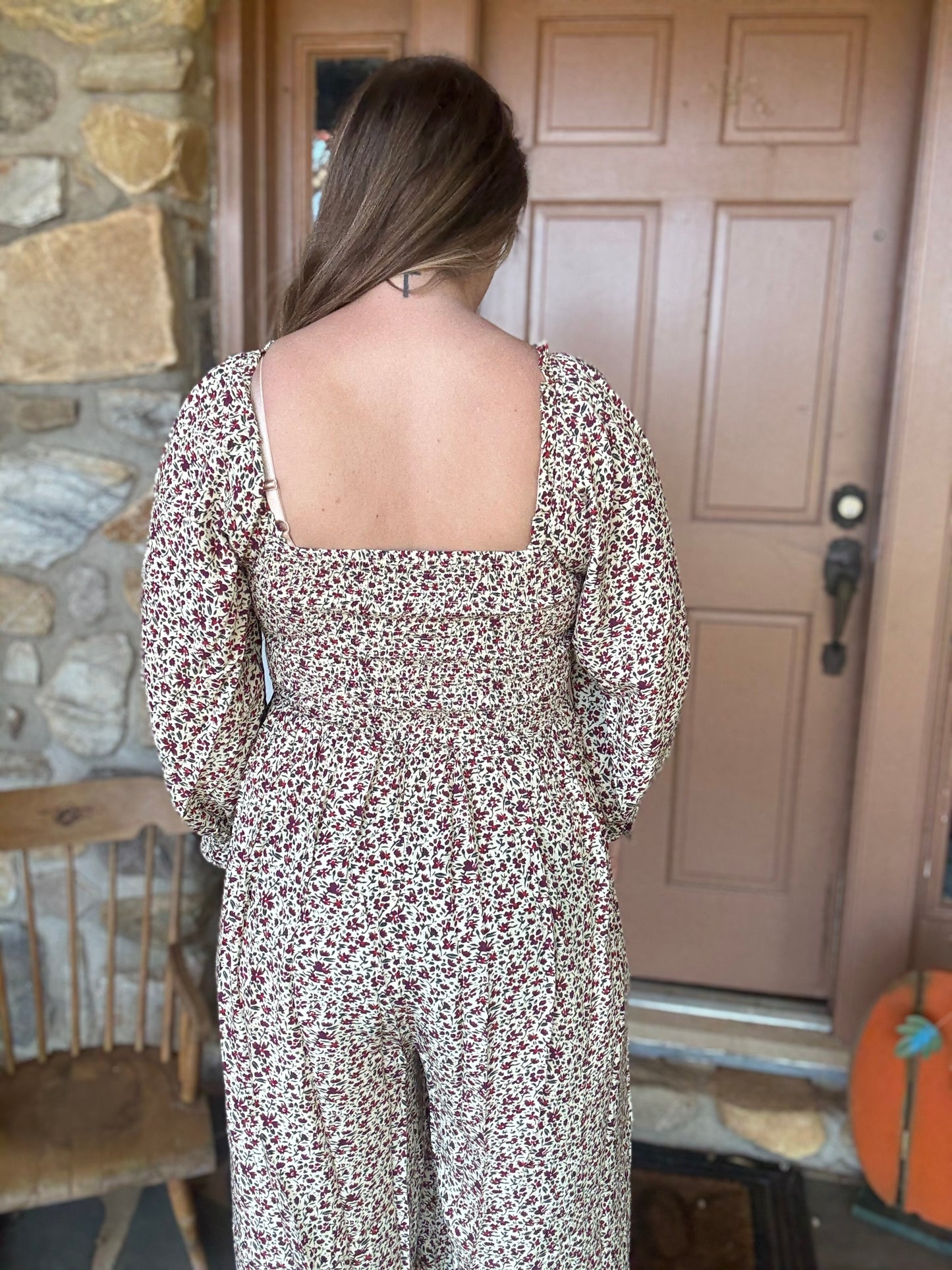 FALL IN FLORAL - Wide Leg Jumpsuit