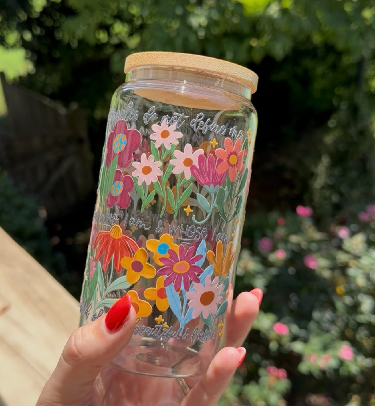 WHOSE I AM - GLASS CUP