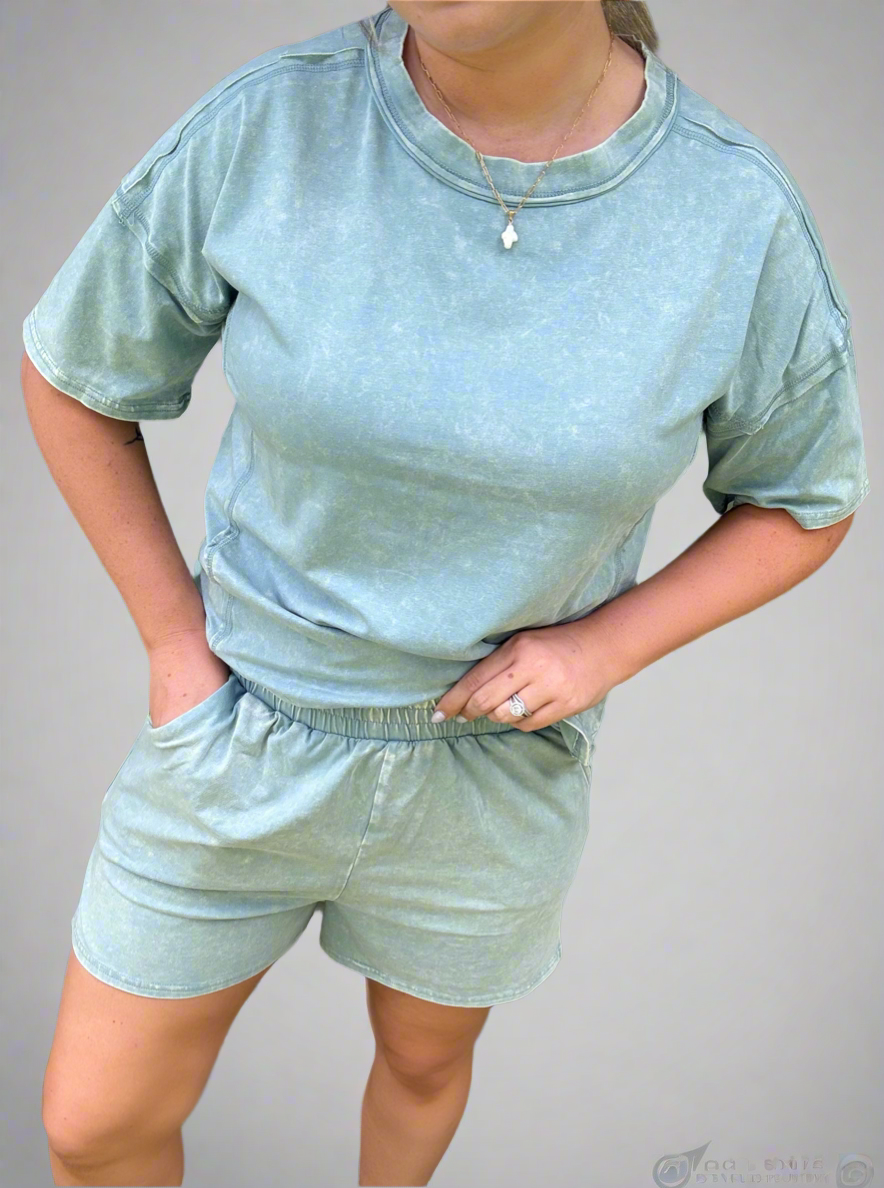 ON THE GO SET - Blue Grey