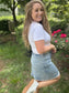 BOW BABE - DENIM SKIRT