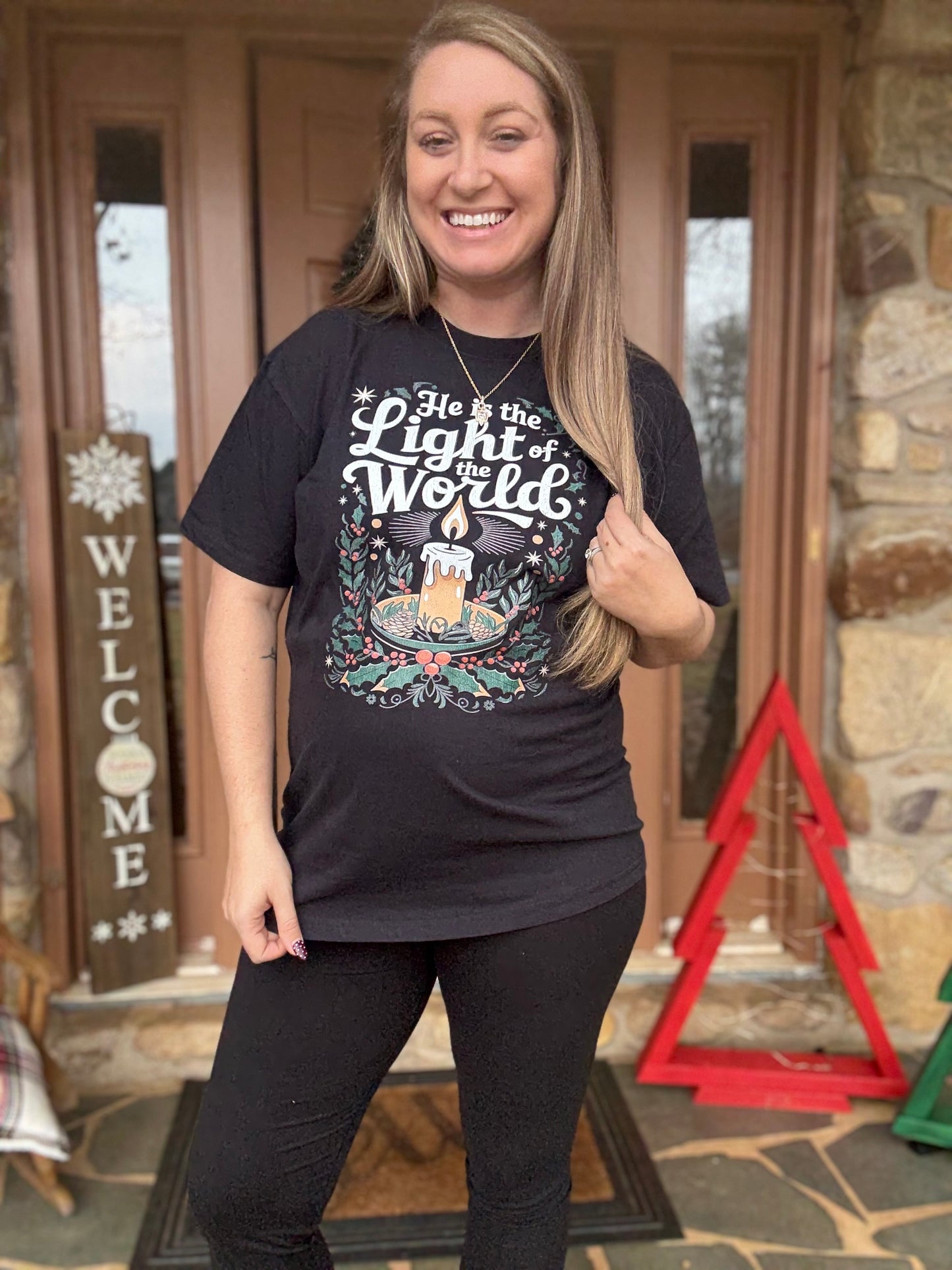 LIGHT OF THE WORLD TEE