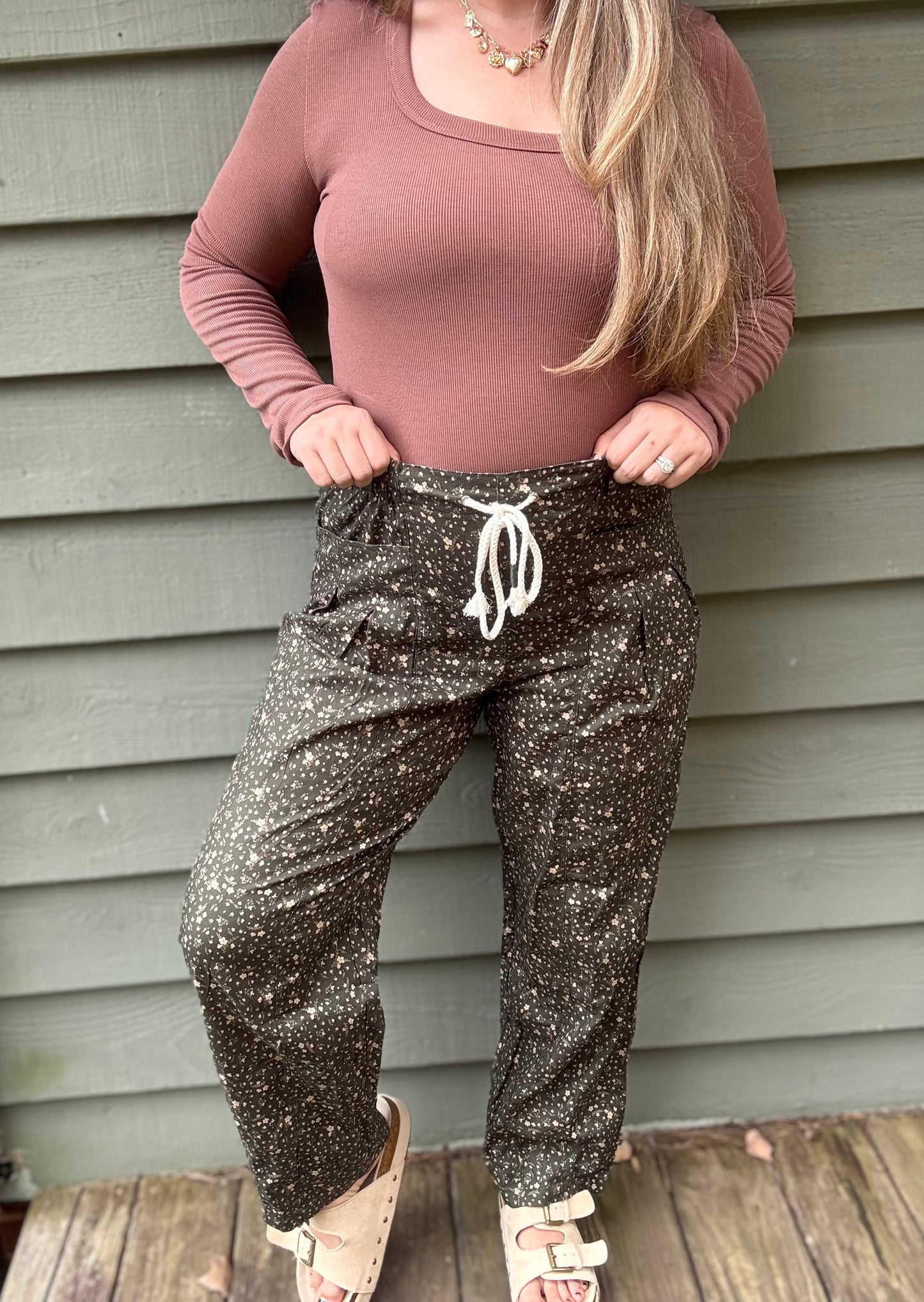 SECRET GARDEN -  Barrel Pants