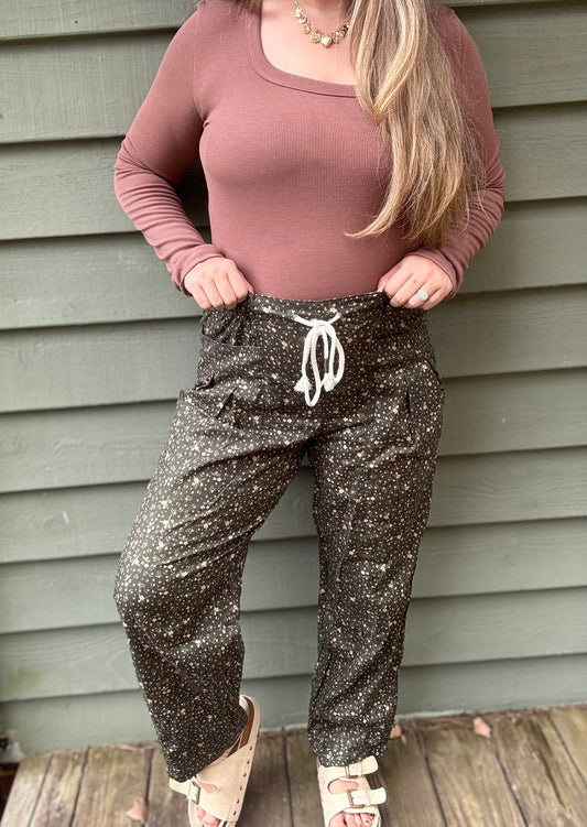 SECRET GARDEN -  Barrel Pants