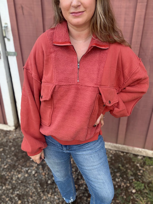 RUSTIC CHARM PULLOVER