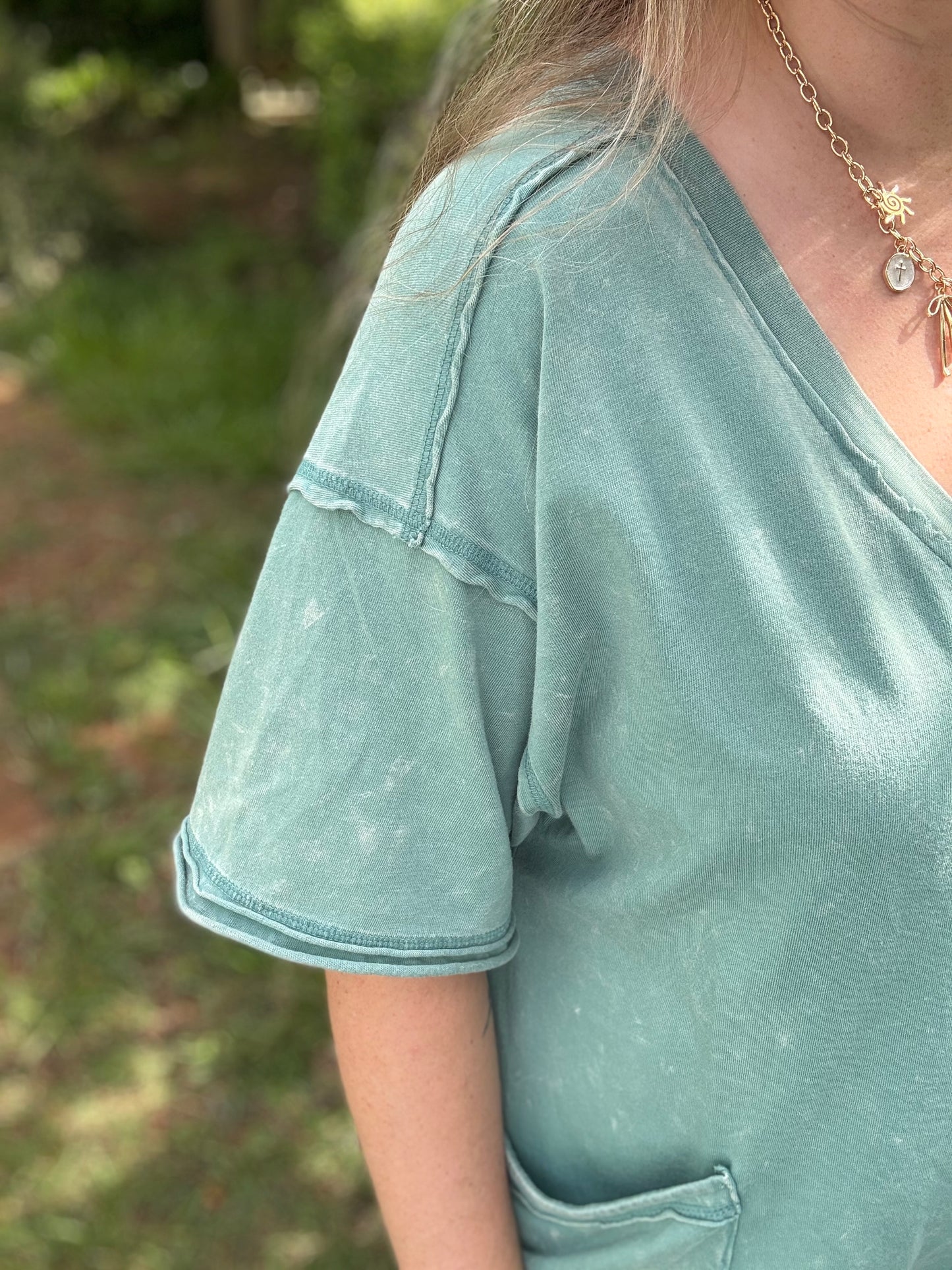 PETAL ROMPER - SAGE