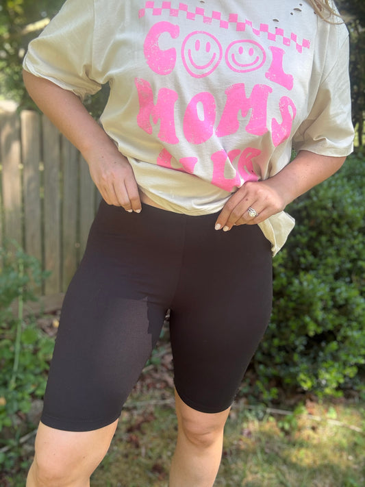 EVERYDAY ESSENTIAL - BIKER SHORTS/BLACK