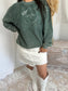 WHITE SPLICE SKIRT