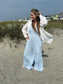 BREEZY BLUE - RIBBED JUMPSUIT