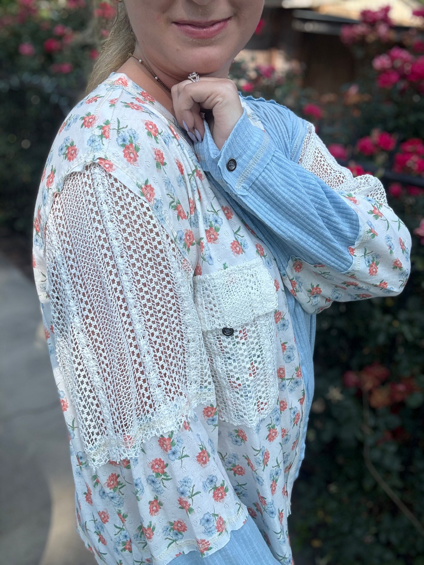 PAISLEY FLORAL TOP