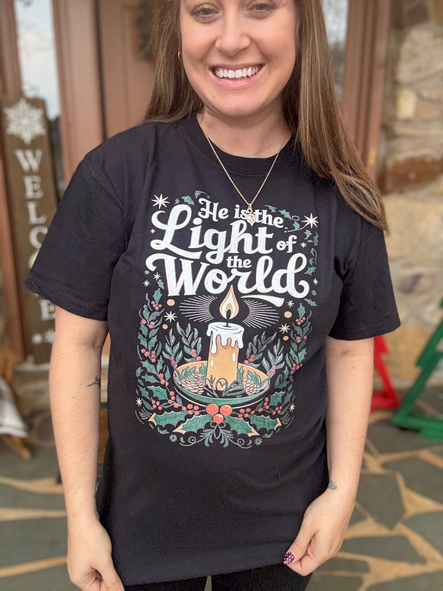 LIGHT OF THE WORLD TEE