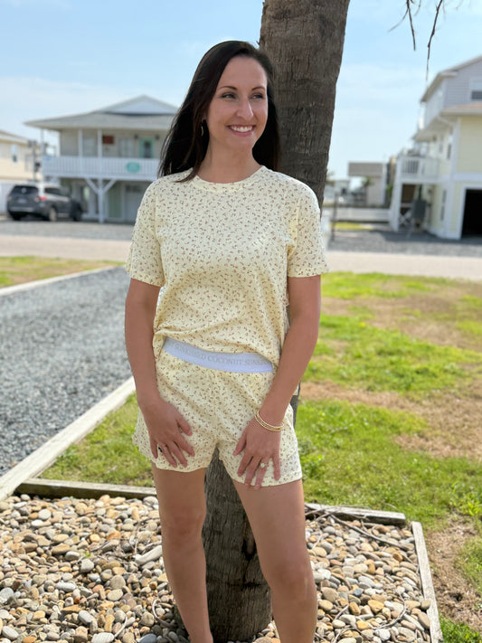DITZY LEMON FLORAL - SET