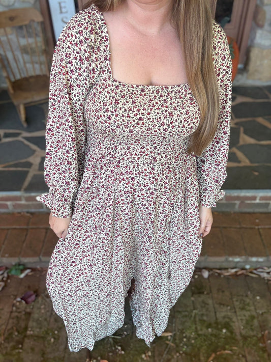 FALL IN FLORAL - Wide Leg Jumpsuit