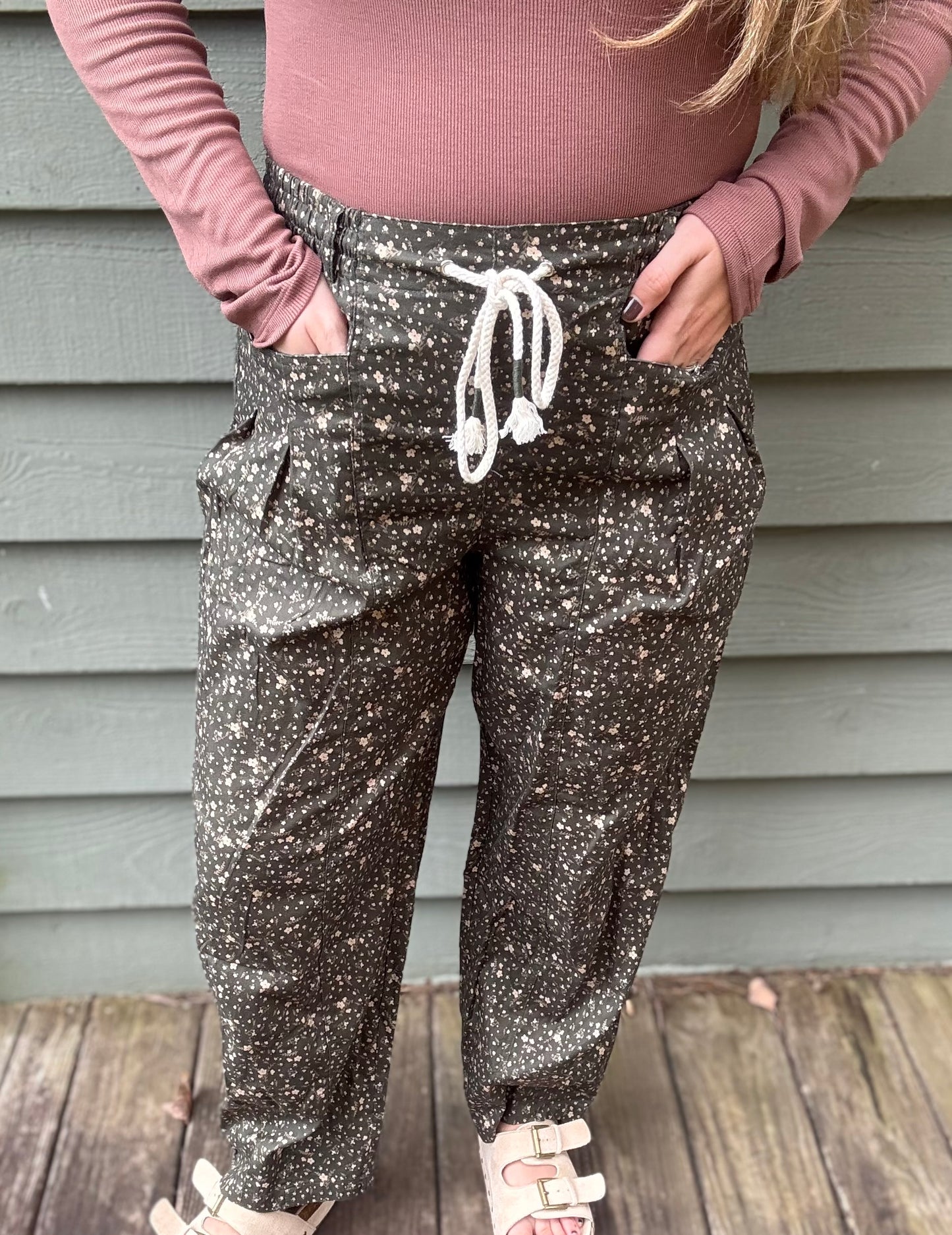 SECRET GARDEN -  Barrel Pants