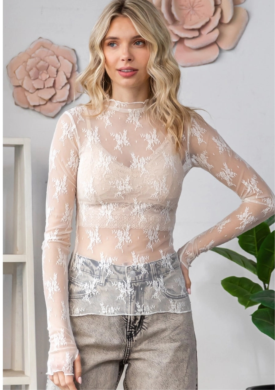 LUXE LACE - WHITE