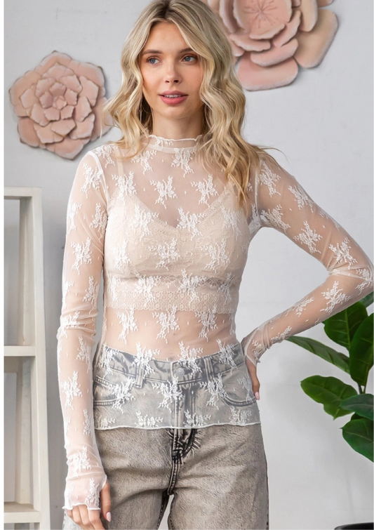 LUXE LACE - WHITE