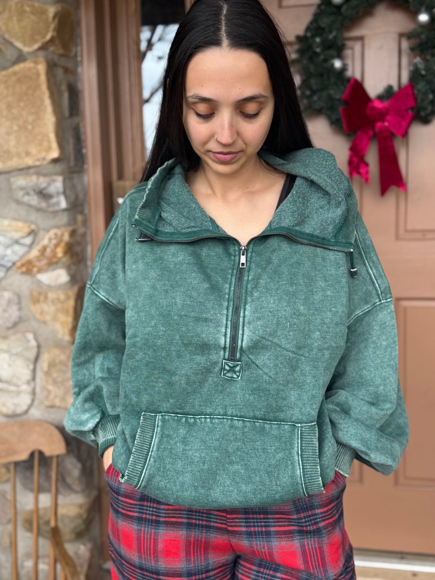 PETAL PULLOVER - Green