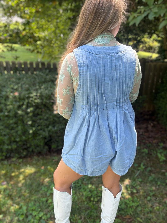 DARLING DENIM - ROMPER