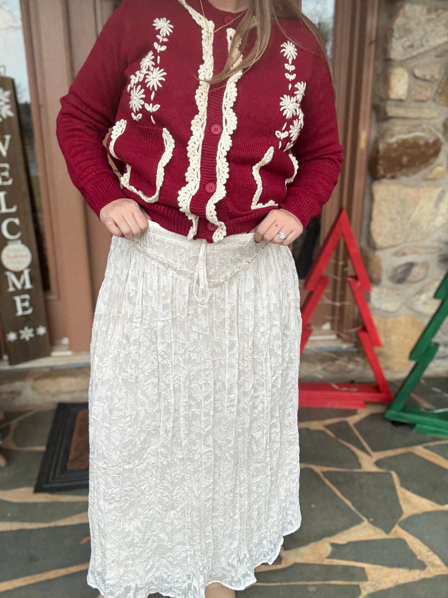 THE HOMETOWN CHRISTMAS SKIRT