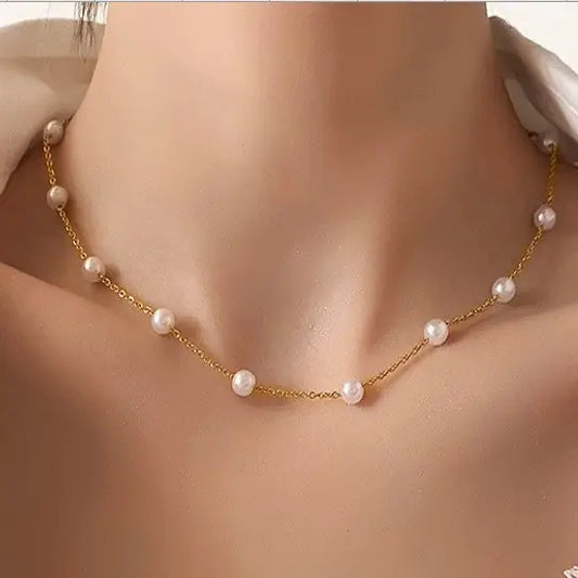 DAINTY PEARL - NECKLACE