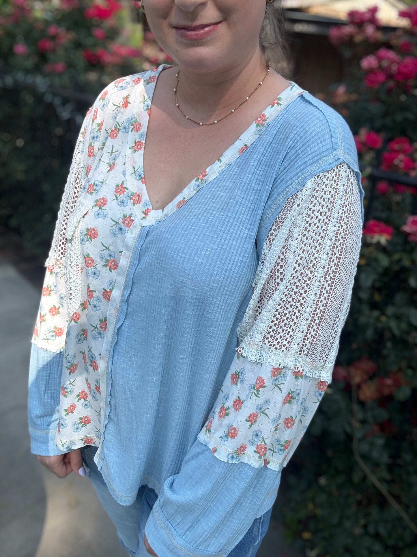 PAISLEY FLORAL TOP