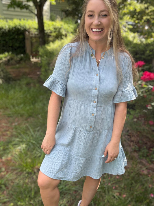 BLUE BELL - MINI DRESS